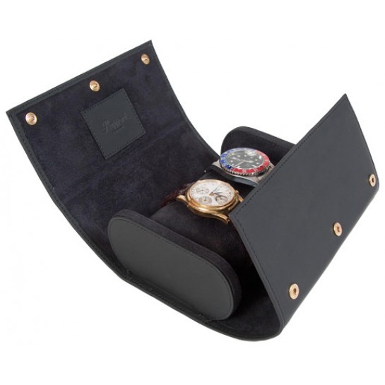 Арт. L115. Футляр для 2-х часов. RUBBER WATCH ROLL. Rapport London (Англия). 