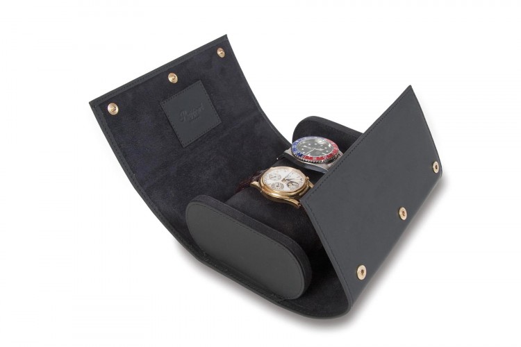 Арт. L115. Футляр для 2-х часов. RUBBER WATCH ROLL. Rapport London (Англия). 