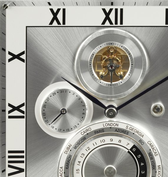 Часы PANTHEON WORLD TIME TOURBILLON. Производство Buben-Zorweg Германия. 