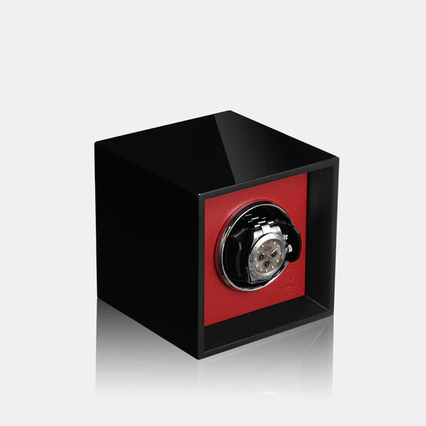 MODALO IMPRESS 1 MV4. BLACK RED  Шкатулка для подзавода 1-х часов. 