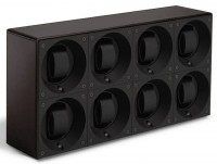 Masterbox collection. Masterbox Leather – Brown leather & Brown stitches 8 positions. Бокс для 8-ми часов с автоподзаводом. Swiss Kubik, Швейцария.