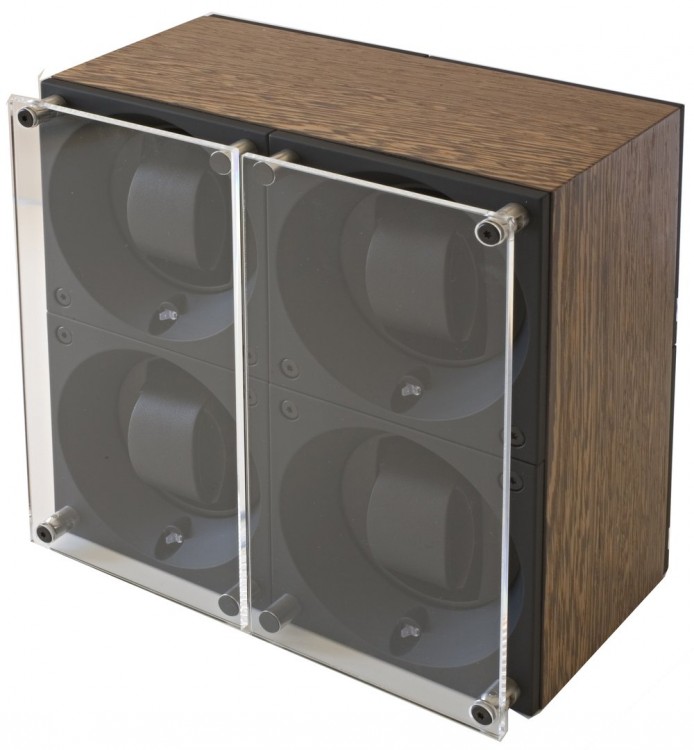 Masterbox collection. Wooden Masterbox. Бокс для 4-х часов с автоподзаводом. Swiss Kubik, Швейцария.