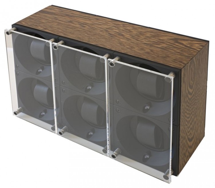 Masterbox collection. Wooden Masterbox. Бокс для 6-ти часов с автоподзаводом. Swiss Kubik, Швейцария.