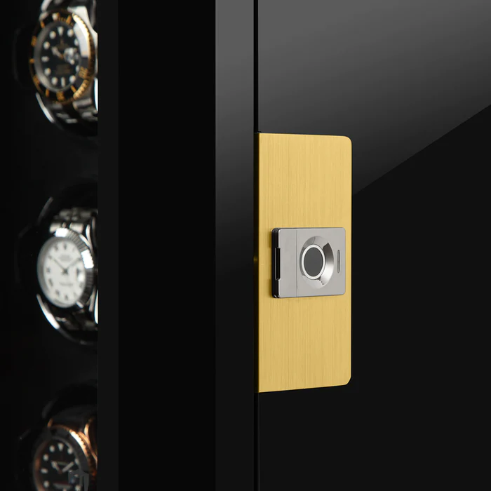 MODALO ROYAL 8 MV4. BLACK GOLD Шкатулка для подзавода 8-ми часов. 
