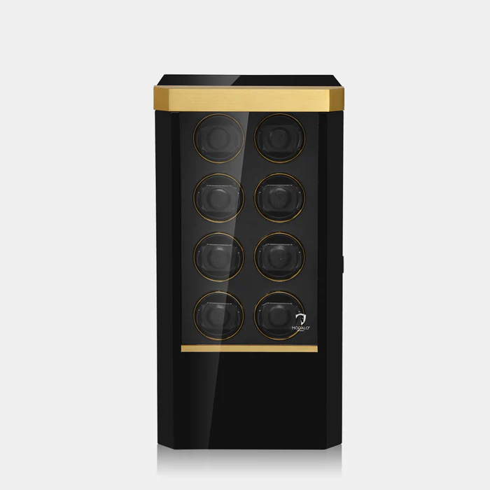 MODALO ROYAL 8 MV4. BLACK GOLD Шкатулка для подзавода 8-ми часов. 