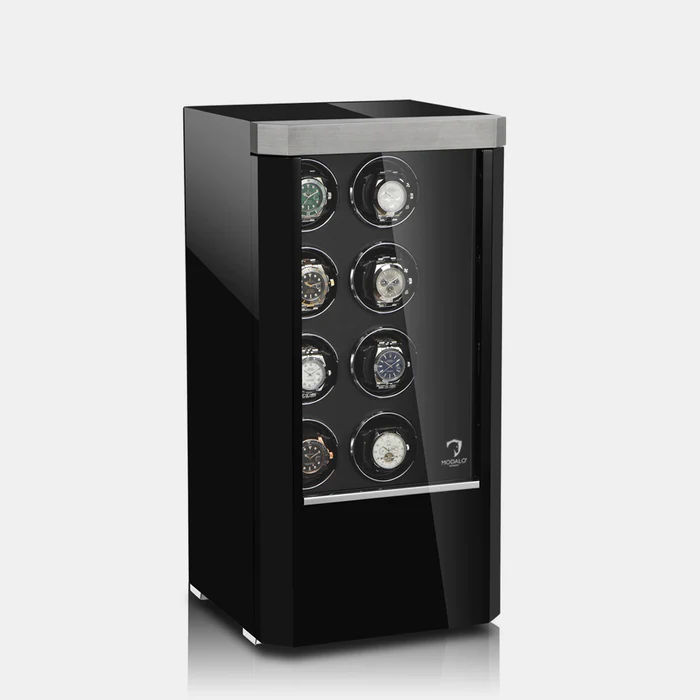 MODALO ROYAL 8 MV4. BLACK Шкатулка для подзавода 8-ми часов. 