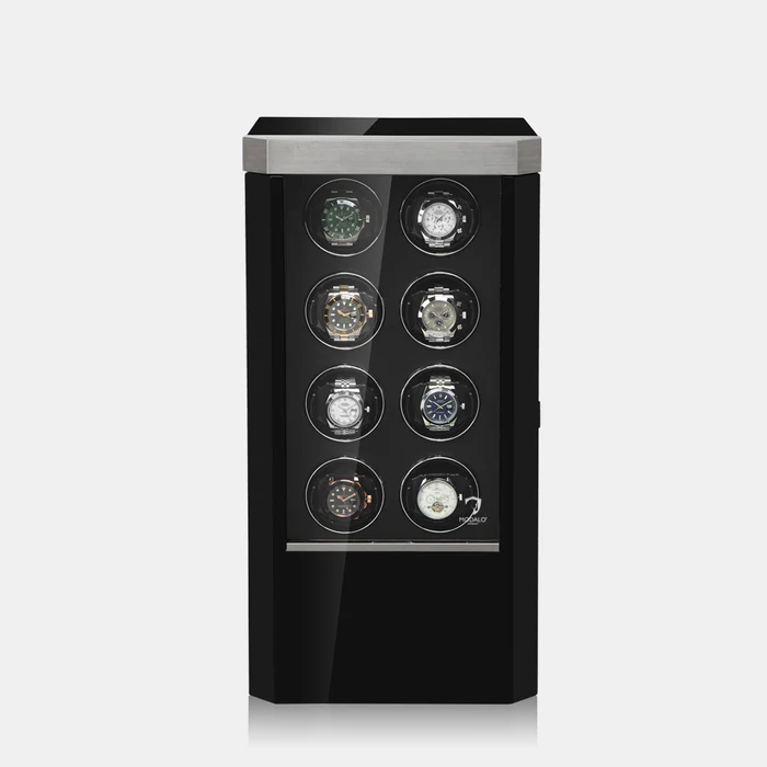 MODALO ROYAL 8 MV4. BLACK Шкатулка для подзавода 8-ми часов. 