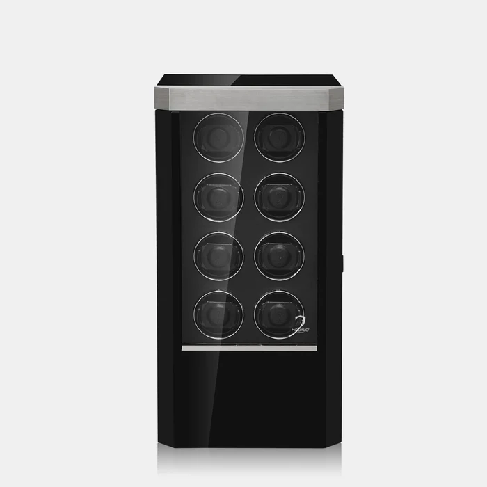 MODALO ROYAL 8 MV4. BLACK Шкатулка для подзавода 8-ми часов. 