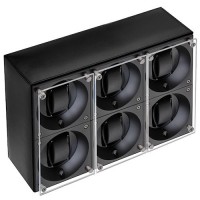 Masterbox collection. Masterbox Leather. Бокс для 6-ти часов с автоподзаводом. Swiss Kubik, Швейцария.