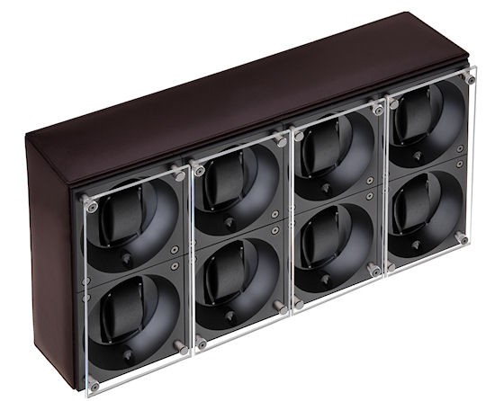 Masterbox collection. Masterbox Leather. Бокс для 8-ми часов с автоподзаводом. Swiss Kubik, Швейцария.