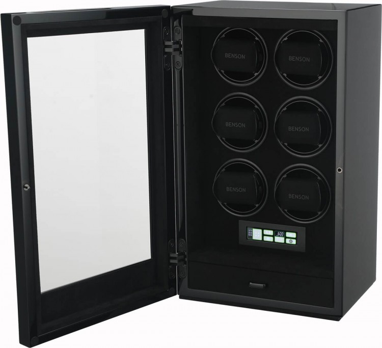 Benson Smart-Tech II 6.20.B Watchwinder. Бокс для подзавода 6-ти часов и хранения 5-ти часов. 