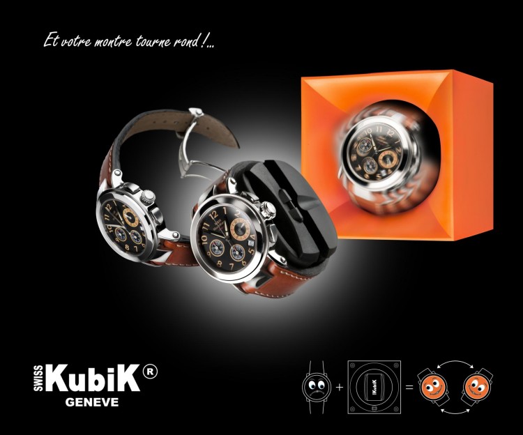 Startbox collection. Startbox white. Бокс для 1-х часов с автоподзаводом. Swiss Kubik, Швейцария.