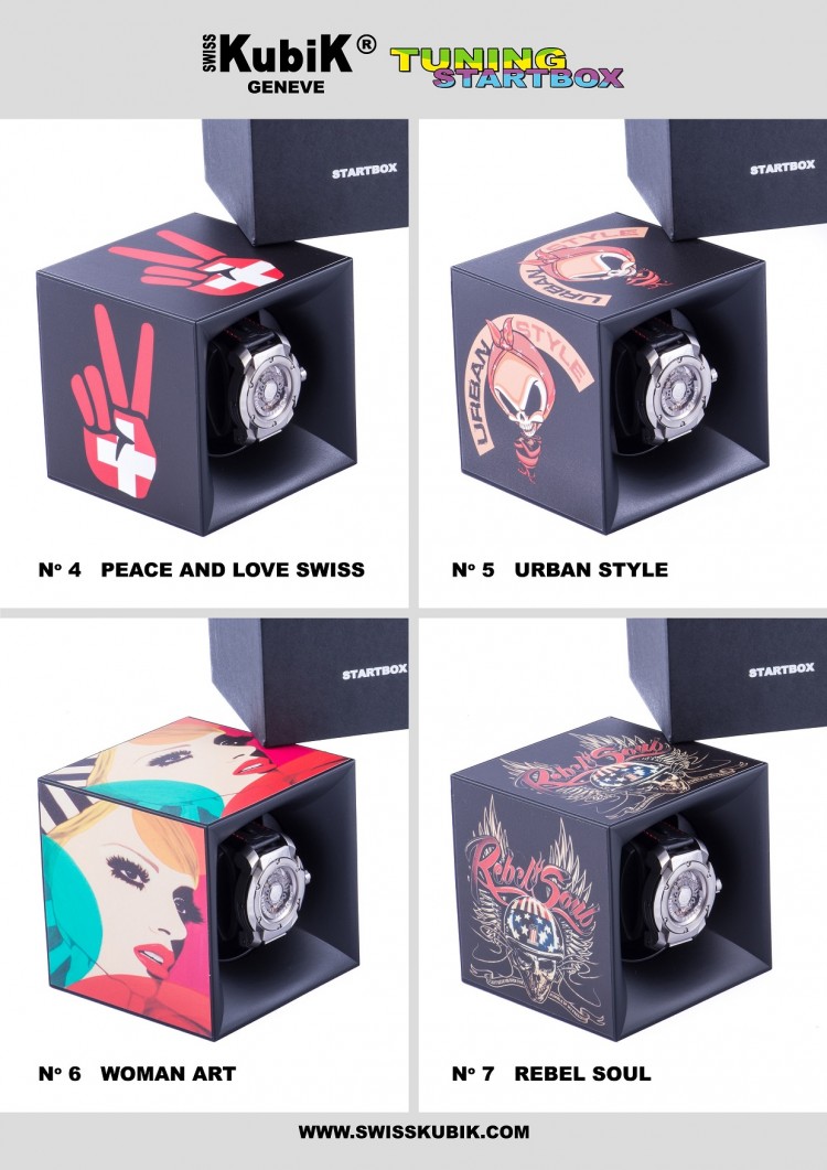 Startbox collection. Startbox white. Бокс для 1-х часов с автоподзаводом. Swiss Kubik, Швейцария.