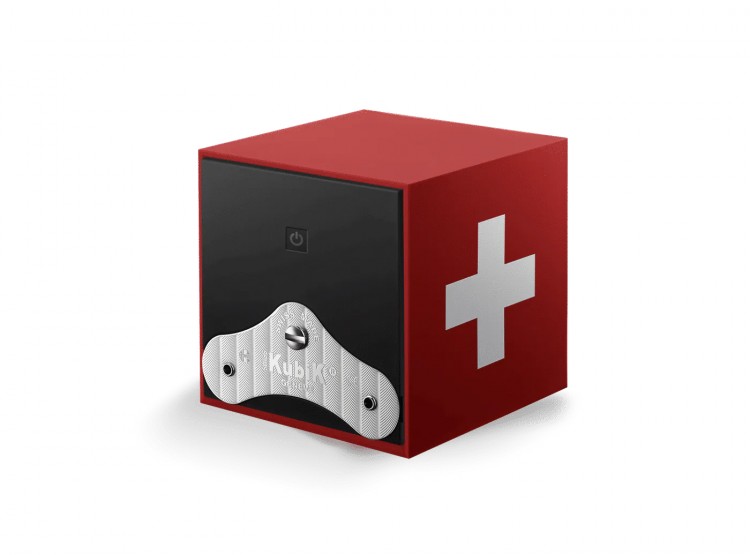 Startbox collection. Startbox red swisscross. Бокс для 1-х часов с автоподзаводом. Swiss Kubik, Швейцария.