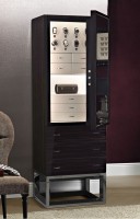 Арт. 9000 HIGH TECH. Интерактивный сейф-шкаф из полированного эбенового дерева. Agresti Италия (Флоренция).