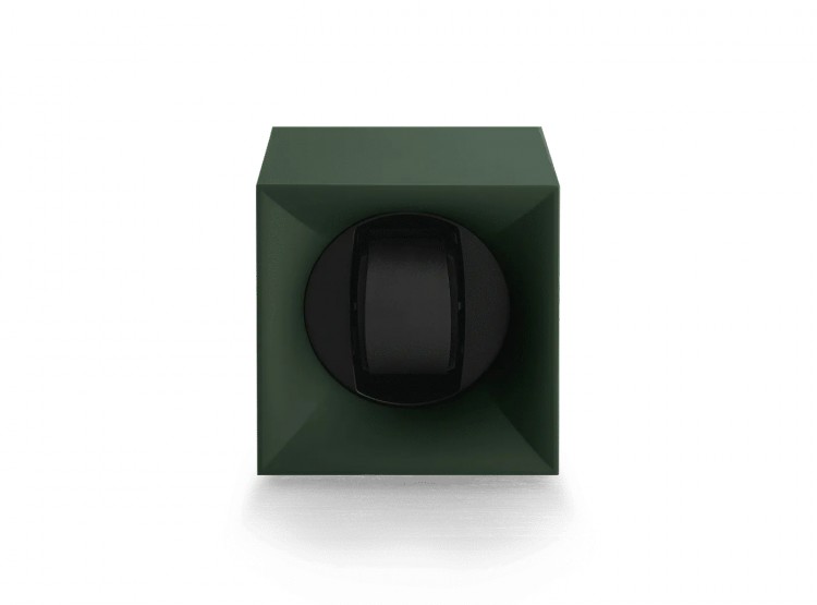 Startbox collection. Startbox green. Бокс для 1-х часов с автоподзаводом. Swiss Kubik, Швейцария.