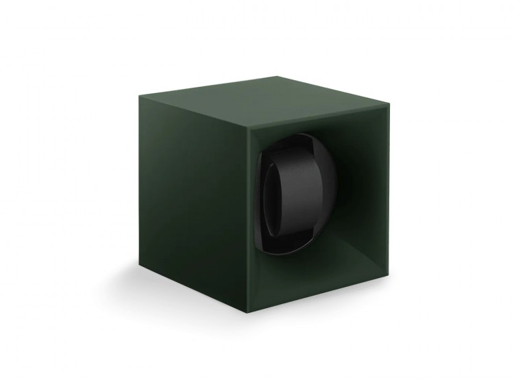 Startbox collection. Startbox green. Бокс для 1-х часов с автоподзаводом. Swiss Kubik, Швейцария.