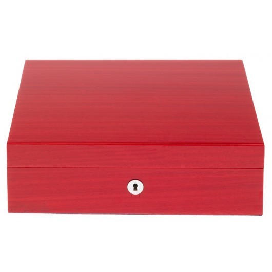 Арт. L421. Шкатулка для хранения 8-ми часов. HERITAGE RED 8 WATCH BOX. Rapport London (Англия). 