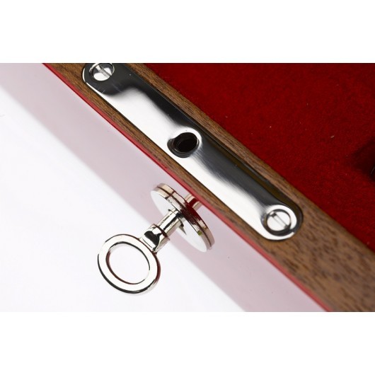 Арт. L421. Шкатулка для хранения 8-ми часов. HERITAGE RED 8 WATCH BOX. Rapport London (Англия). 