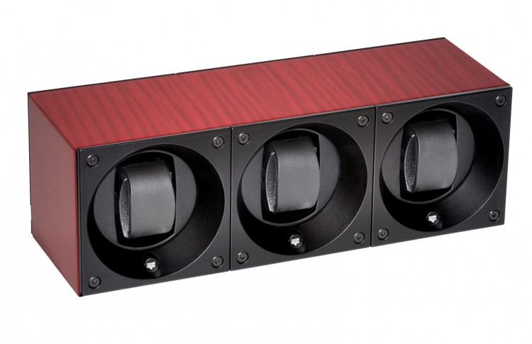 Masterbox collection. Wooden Masterbox. Бокс для 3-х часов с автоподзаводом. Swiss Kubik, Швейцария.