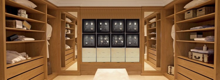 Collectors salon Buben-Zorweg. Отдельные модули подзавода, хранения и часов для индивидуальной конструкции в интерьер.
