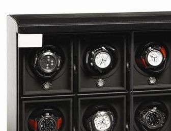Арт. 814W. Цвет коричневый или черный. Шкатулка для подзавода 6-ти часов. Производство Италия UnderWood. Швейцарский механизм.