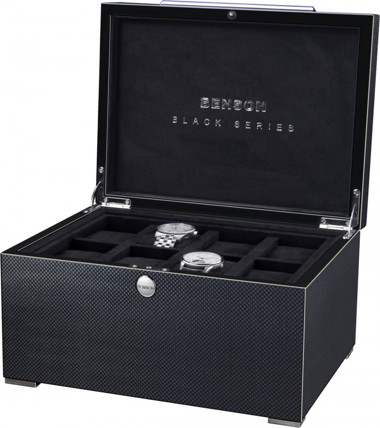 Benson Black Series WB.12.17.CF. Шкатулка для хранения 12-ти часов.  