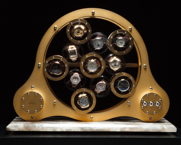 LUMISIDUS 11 24 CARAT GOLD. Система для подзавода 11-ти часов. LUMISIDUS. Сделано в Германии.