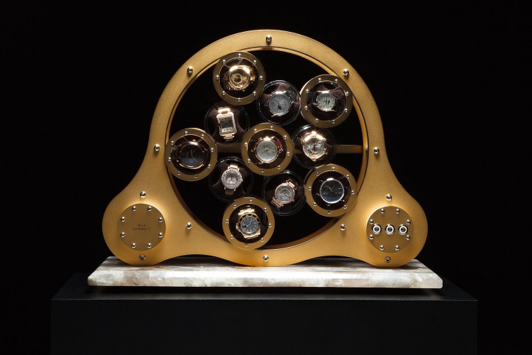 LUMISIDUS 11 24 CARAT GOLD. Система для подзавода 11-ти часов. LUMISIDUS. Сделано в Германии.