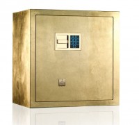 Арт. 912 SEGRETO FOGLIA ORO. Сейф для часов и драгоценностей. Agresti Италия.  