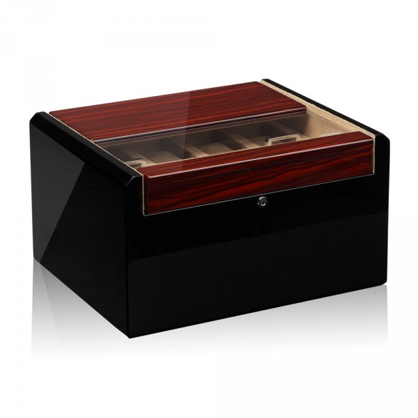 Серия Imperia 16 black-makassar. Шкатулка для хранения 16-ти часов. Производство Modalo. 