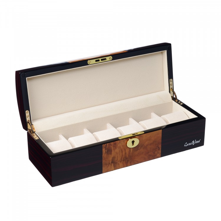Шкатулка для хранения 6 часов Luxewood арт.LW807-6-5