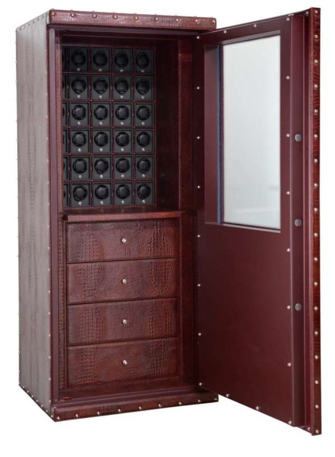 Модель 854. Сейф с 20,30,40-ю модулями. Италия UnderWood. Швейцарский механизм. Возможность выбора цвета и материала отделки.  