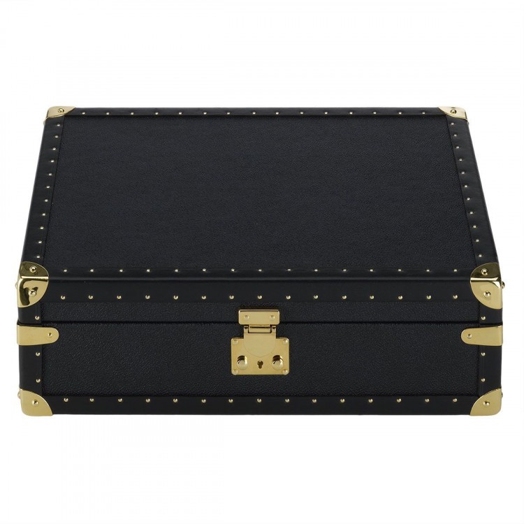 Арт. L315. Шкатулка для хранения 8-ми часов. Navy Blue Classic. Rapport London (Англия).  