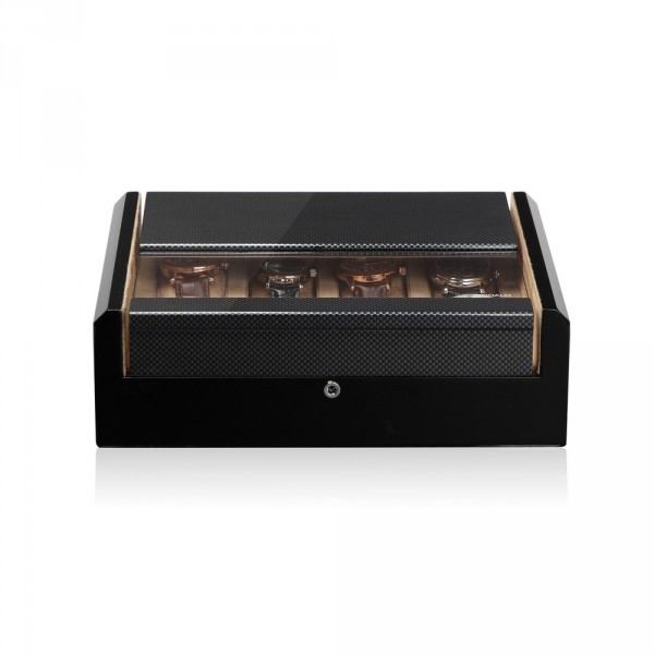 Серия Imperia 8 black-carbon. Шкатулка для хранения 8-ми часов. Производство Modalo. 