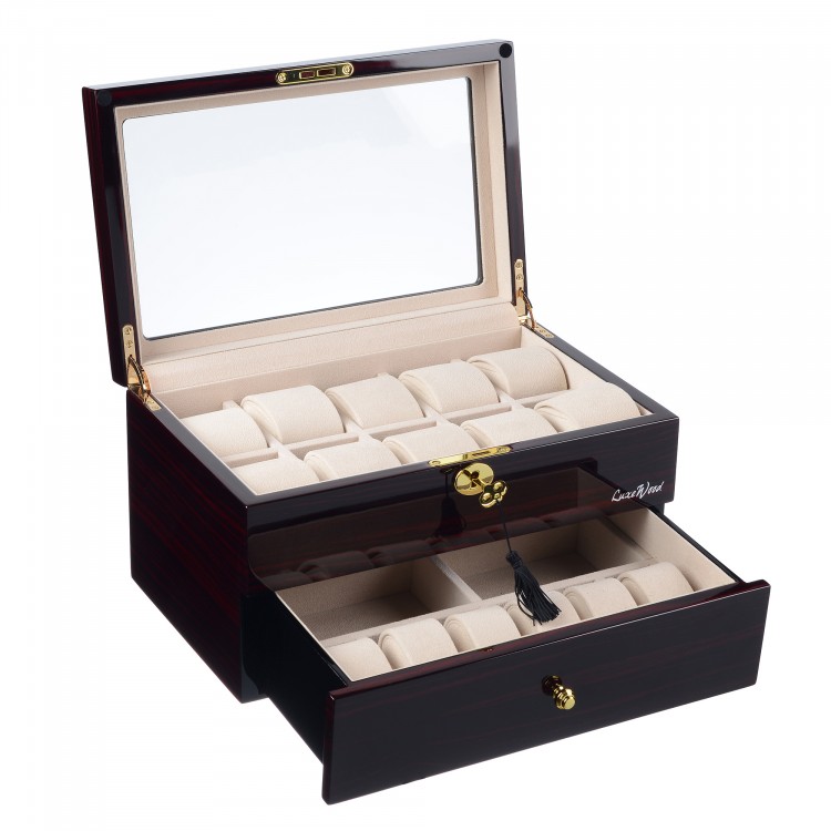Шкатулка для хранения 16 часов Luxewood арт.LW804-16-5