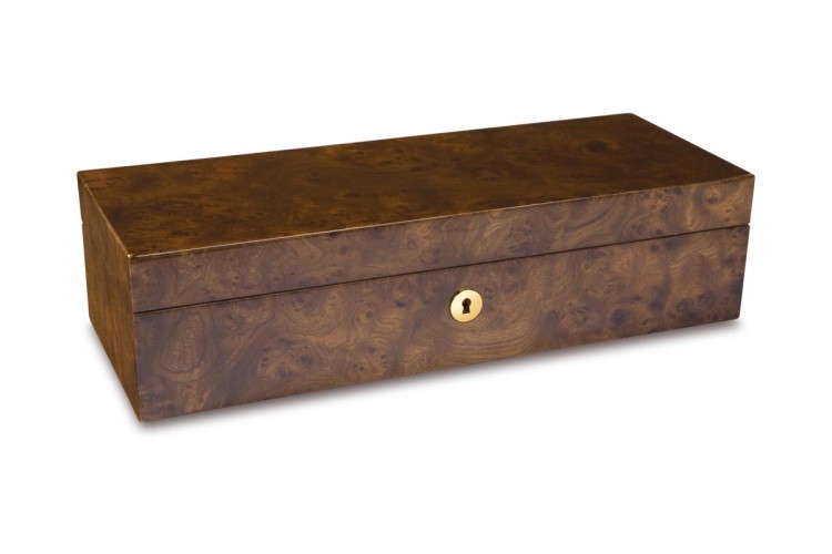 Арт. L274. Шкатулка для хранения 5-ти часов. 5 WATCH BURR WALNUT. Rapport London (Англия). 