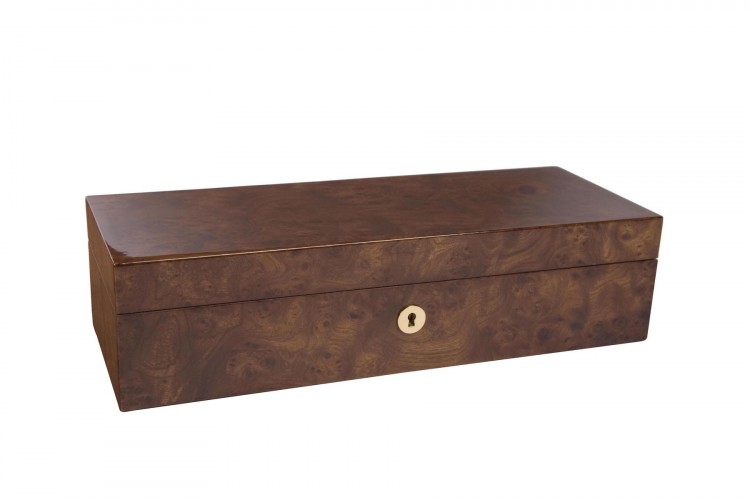 Арт. L274. Шкатулка для хранения 5-ти часов. 5 WATCH BURR WALNUT. Rapport London (Англия). 