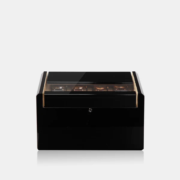 MODALO IMPERIA 16 - BLACK. Шкатулка для хранения 16-ти часов.