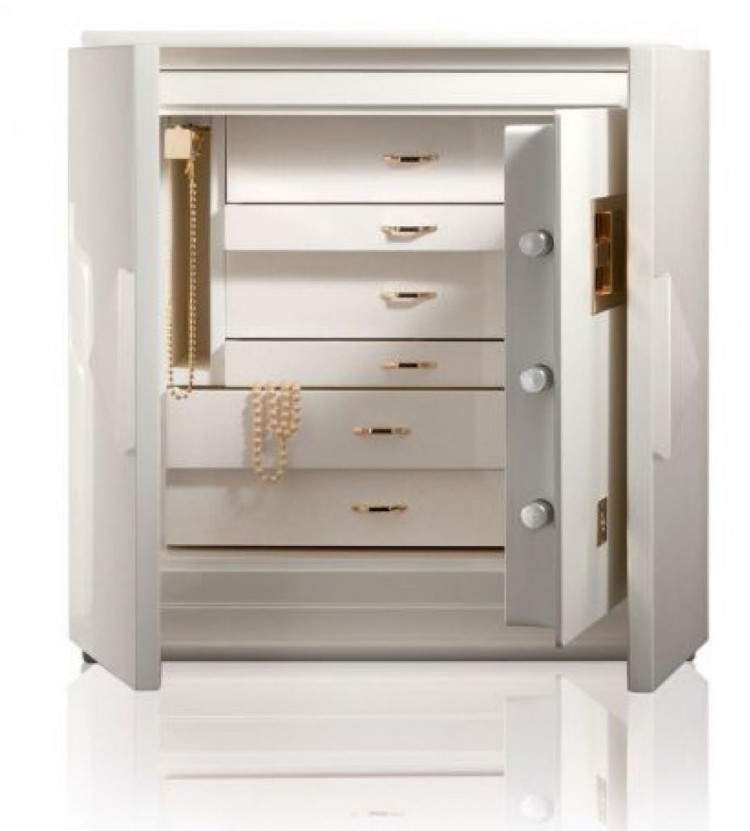 Арт. 924 BIANCO FORZIERE. Сейф для часов и драгоценностей. Agresti Италия.  
