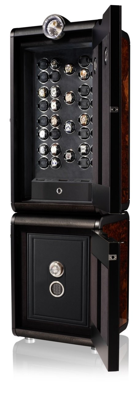 Buben-Zorweg VANGUARD COLLECTOR. Включает в себя сейф, систему подзавода часов и часы.  
