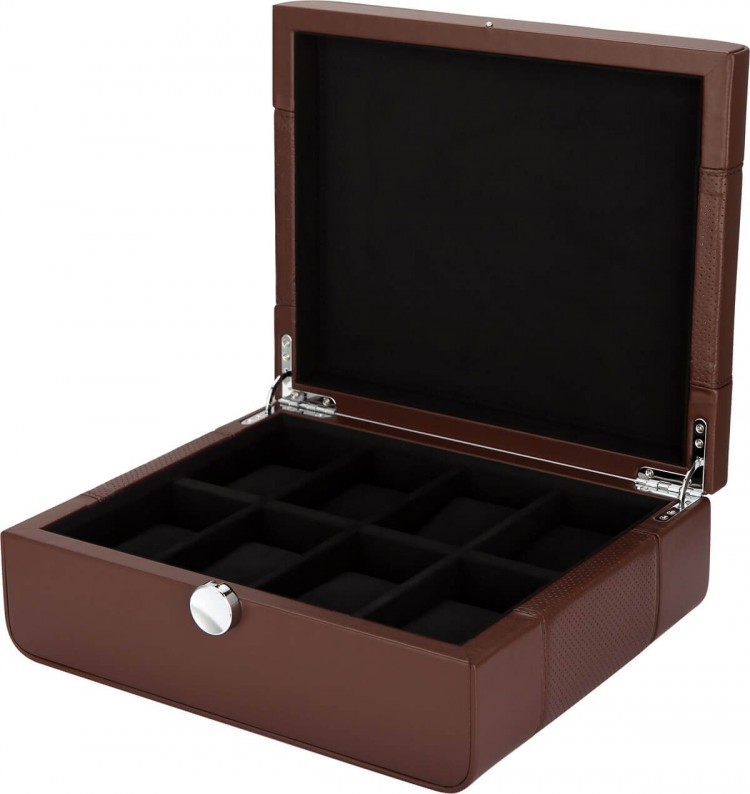 Benson Black Series 8 LWB.8 Dark Brown. Футляр для хранения 8-ми часов.