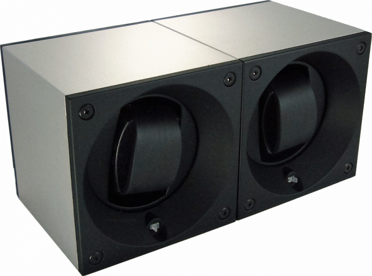 Masterbox collection. Masterbox aluminium. Бокс для 2-х часов с автоподзаводом. Swiss Kubik, Швейцария.