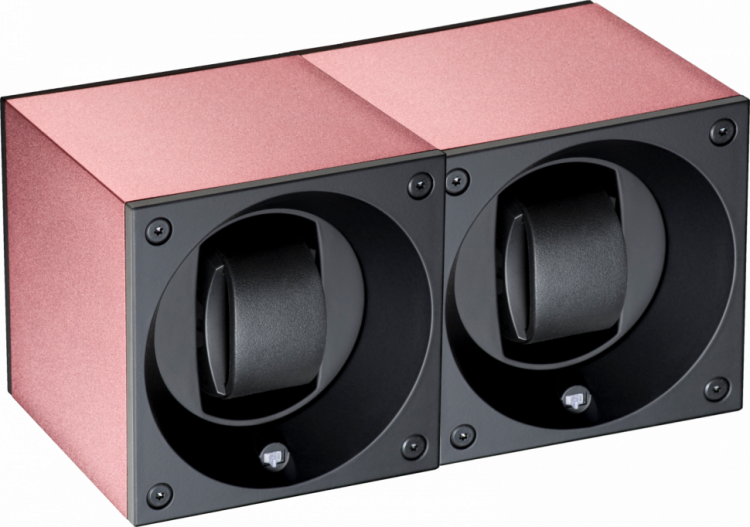 Masterbox collection. Masterbox aluminium. Бокс для 2-х часов с автоподзаводом. Swiss Kubik, Швейцария.