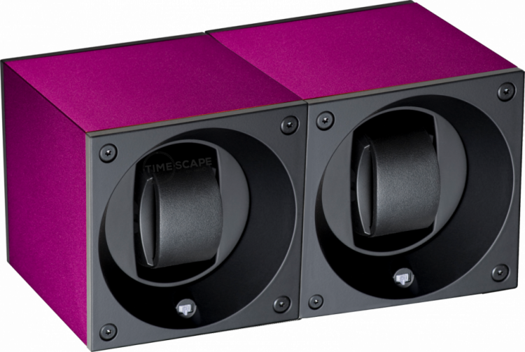 Masterbox collection. Masterbox aluminium. Бокс для 2-х часов с автоподзаводом. Swiss Kubik, Швейцария.