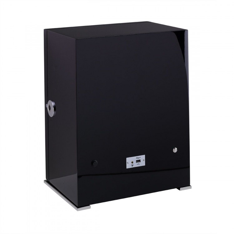 Арт. W209. Шкатулка для подзавода 9-ти часов. PARAMOUNT NINE WATCH WINDER EBONY. Rapport London. Сделано в Великобритании.