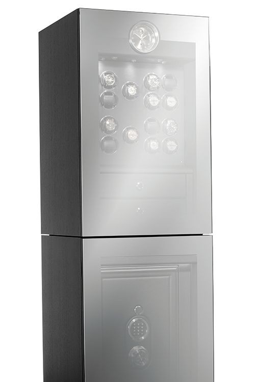 Buben-Zorweg GRAND COLLECTOR INBUILT. Включает в себя сейф, подзавод часов и часы. Зеркальные двери. 