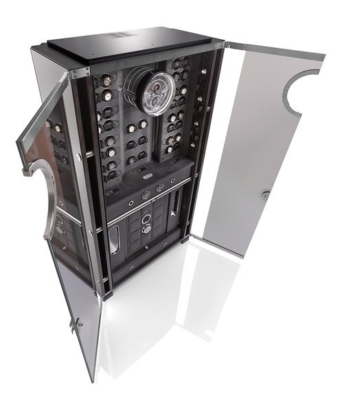 Buben-Zorweg SOLITAIRE VISION. Включает в себя сейф, подзавод часов, часы, хьюмидор, Hifi система и бар.  