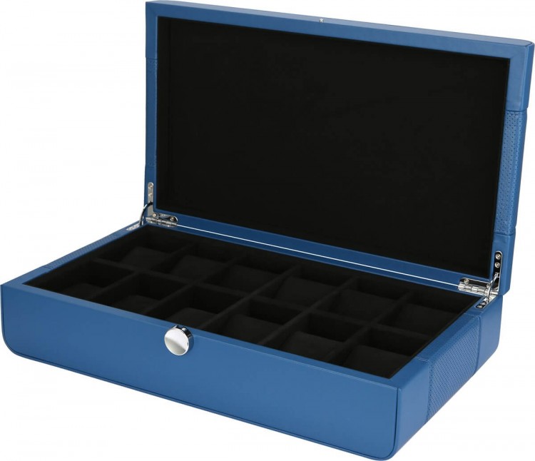 Benson Black Series 12 LWB.12 Blue. Футляр для хранения 12-ти часов.