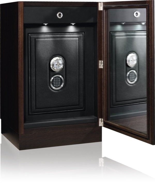 Сейф Buben-Zorweg Collector Safe INBUILT. Для подзавода часов или хранения оружия. Зеркальная дверь.